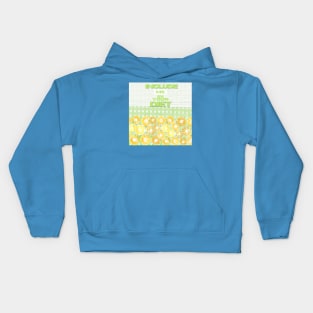 Include Me In Your Diet Citrus Patchwork Design Kids Hoodie